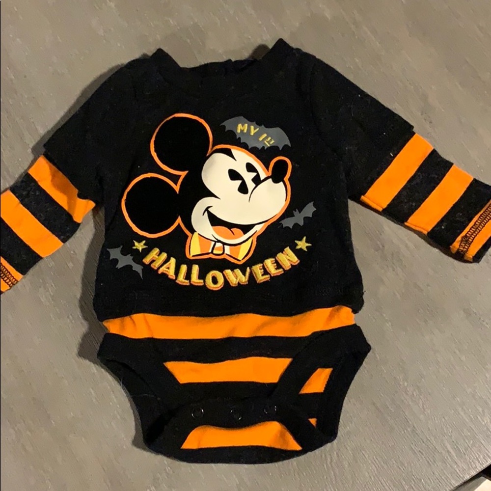 MY 1st HALLOWEEN MICKEY ONESIE